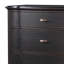 Commode, finition noire antique