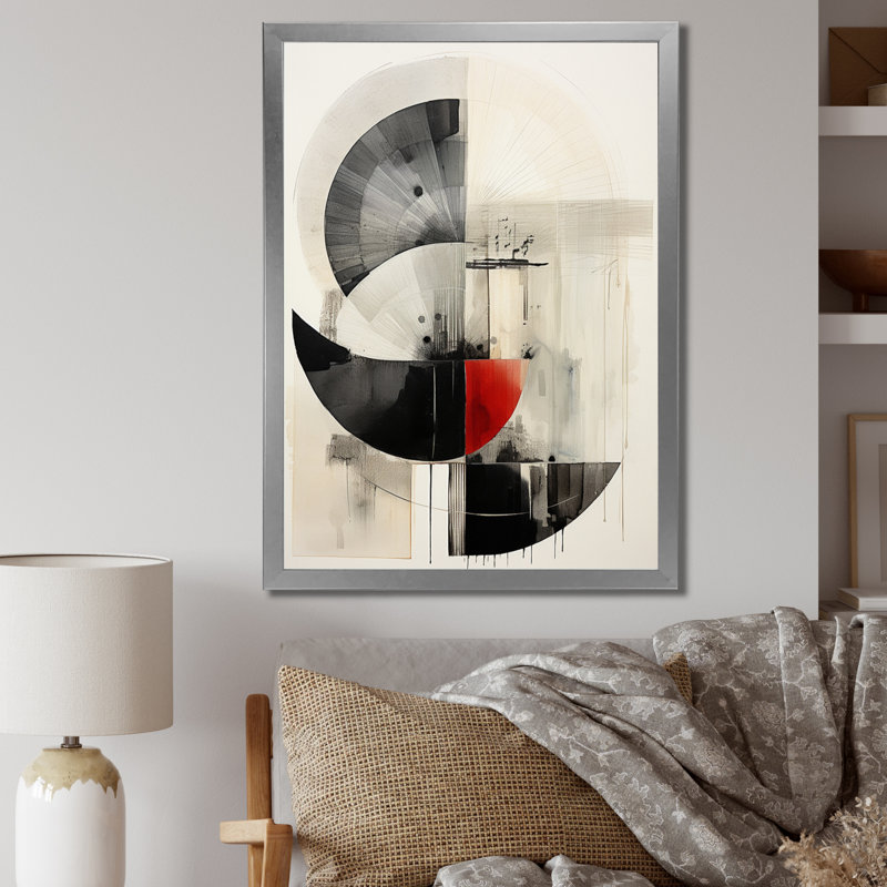 Asian Art Seashell Sumi VIII - Asian Canvas Print, H 20 po x l 12 po x P 1 po, Impression argent sur toile encadrée