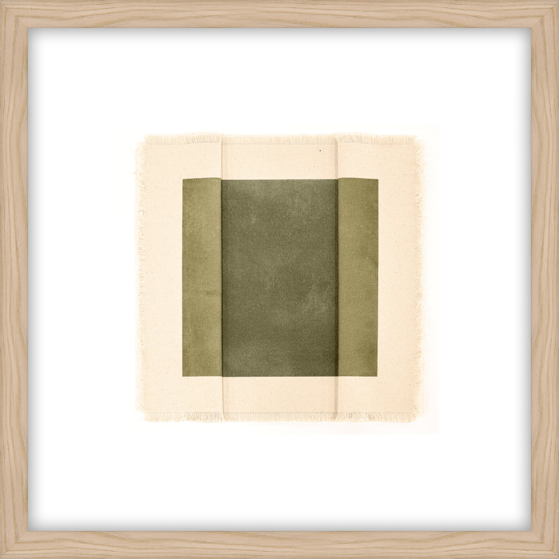 "Double Folded I" par Bobby Berk - Cadre photo simple, impression sur toile