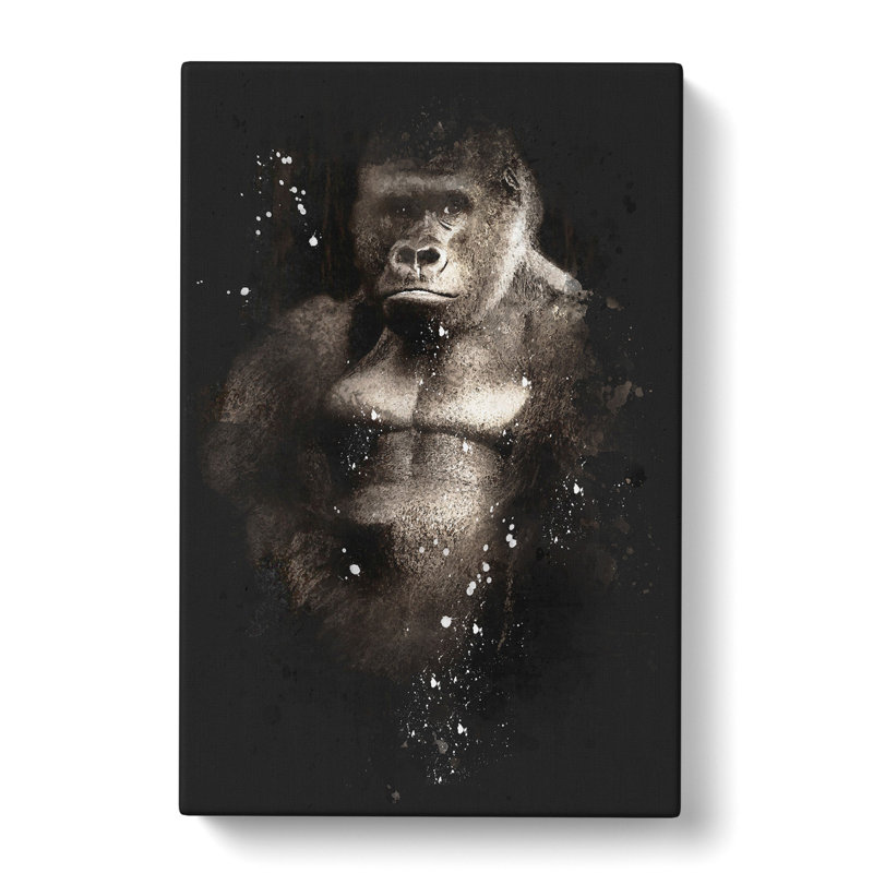 Silverback Gorilla Vol.2 - Wrapped Canvas Print, 50cm H x 35cm W x 3cm D