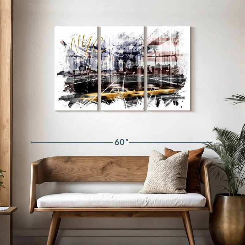 Nicci NYC Composing, 28" H x 45" W