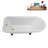 62" Streamline Clawfoot Tub,Tray,Drain, Clawfeet-101628982-102218226