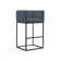 Upholstered Counter Stool with Metal Frame