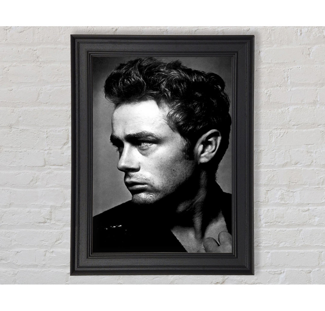 James Dean Klassiker B N W - Druck