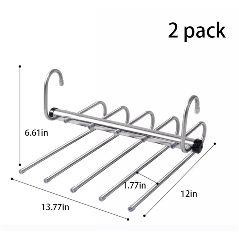 Oberstone Stainless Steel Non-Slip Clothes Hanger, 2