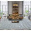 Modern Tibet III Hand Knotted Area Rug in Sky Blue-2034572818