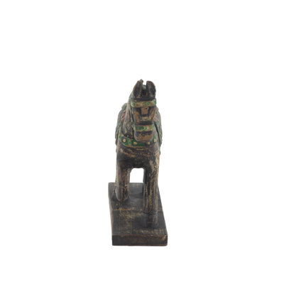 Figurine de bois traditionnel cheval Valez