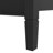 Lagola King Size Wood Canopy Bed Frame with Headboard, Four Poster Platform Bed Frame with Wooden Support Slats, No Box Spring Needed, Easy Assembly, Black-310431067-310431070