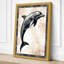 Leaping Dolphin Coastal 1 Piece Wrapped Canvas Wall Art-1150889060-1150889082