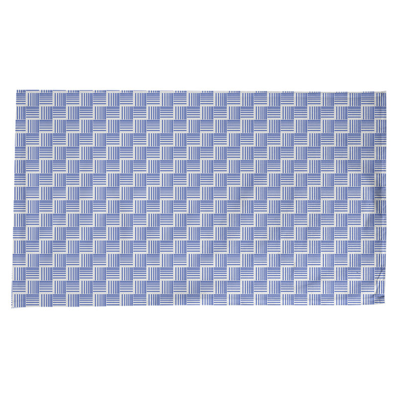 Rayures nattes classiques Nappe, Bleu/blanc