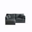 Jensen 2-Seater Chenille Upholstered Sofa with Ottoman-1971488798