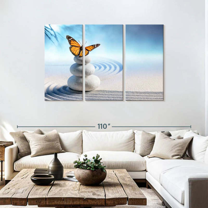 Butterfly Serenity, 48" H x 74" W