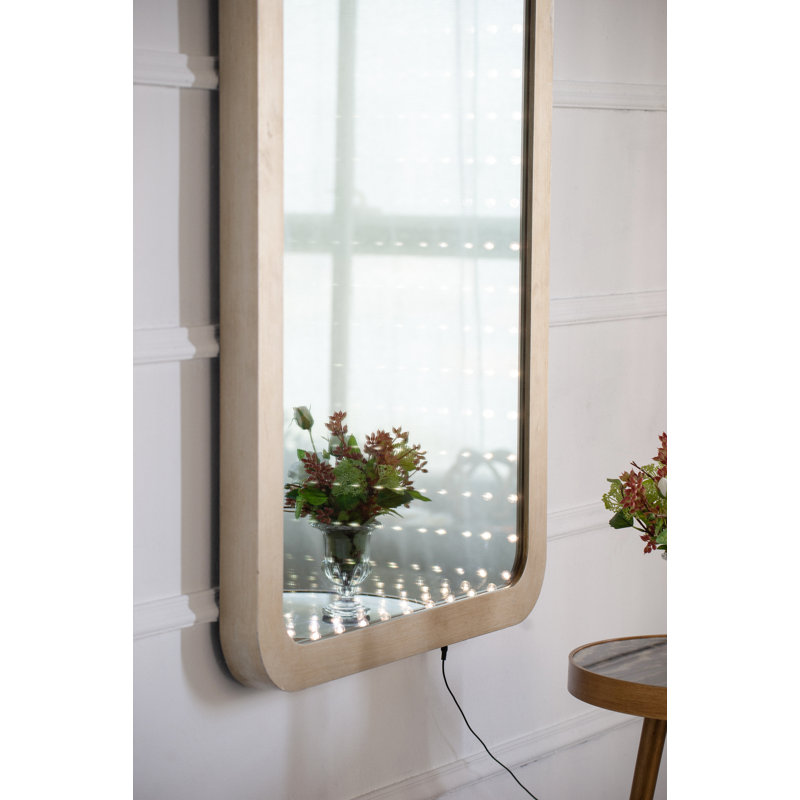 Engineered Wood Flat Wall Mirror
