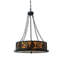 Rustic Lodge 4 - Light Glass Chandelier-66197261-66197260-66197264