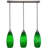 3 Light Stem Hung Linear Pendalier Shown With 5" Fusion Glass-32326162-32326166-71747823