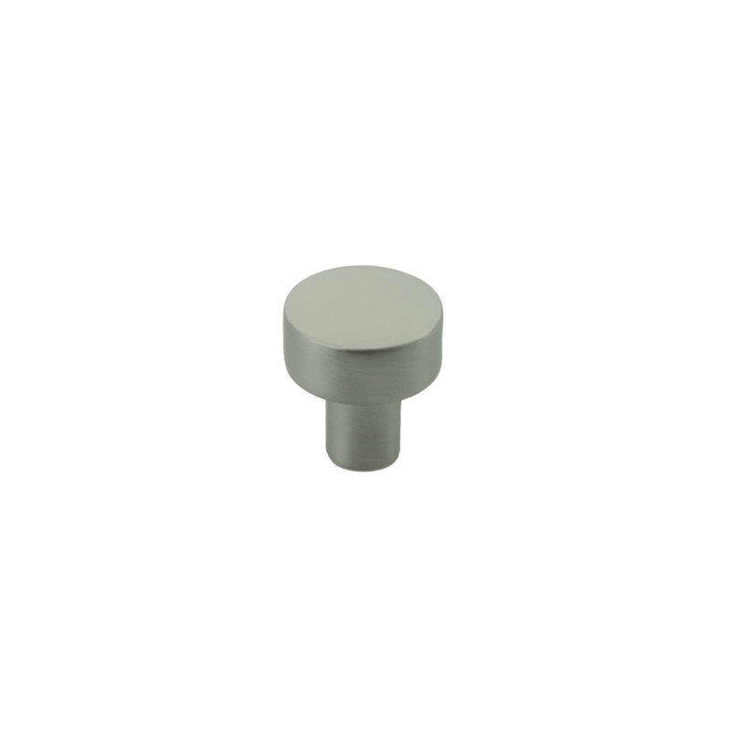 Poignée ronde 1 po Modket (ensemble de 10), Nickel brossé