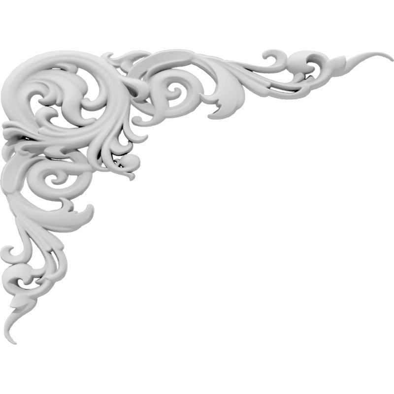 Applique Huron Rosette, 3,75" H x 5" L x 0,38" D, Droite