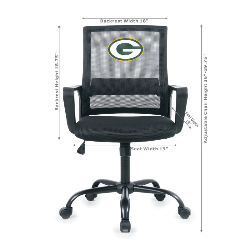 NFL Office Task Chair, Green Bay Packers