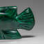Genuine Polished Malachite Fish Carving (185 Grams)
