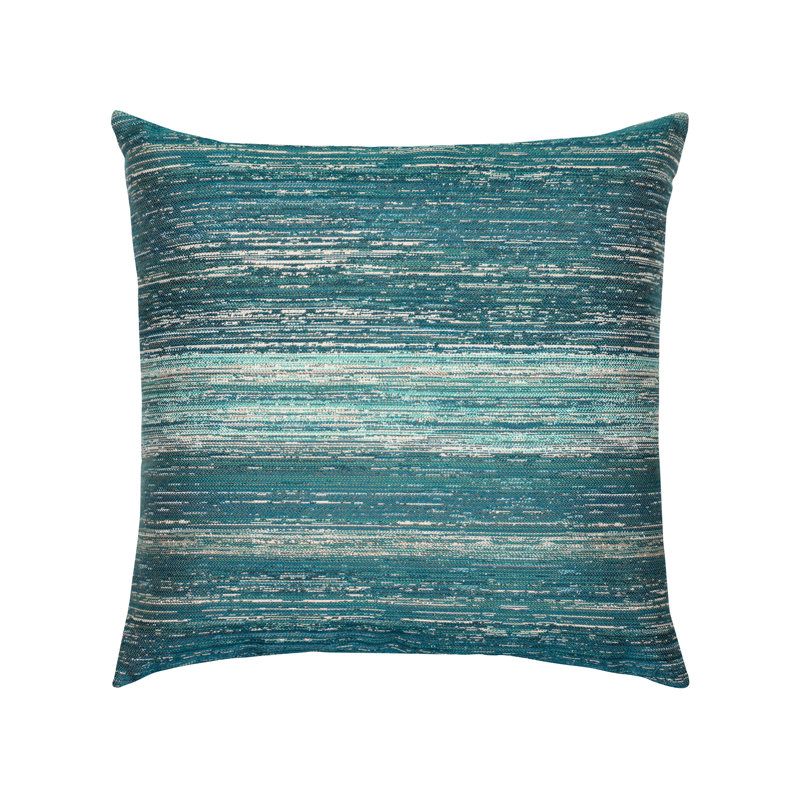 Textured Throw Square Outdoor Pillow Cover & Insert by Elaine Smith, Indigo, 20"H x 20"W