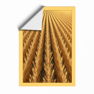Fields of Gold Rustic - Framed Print