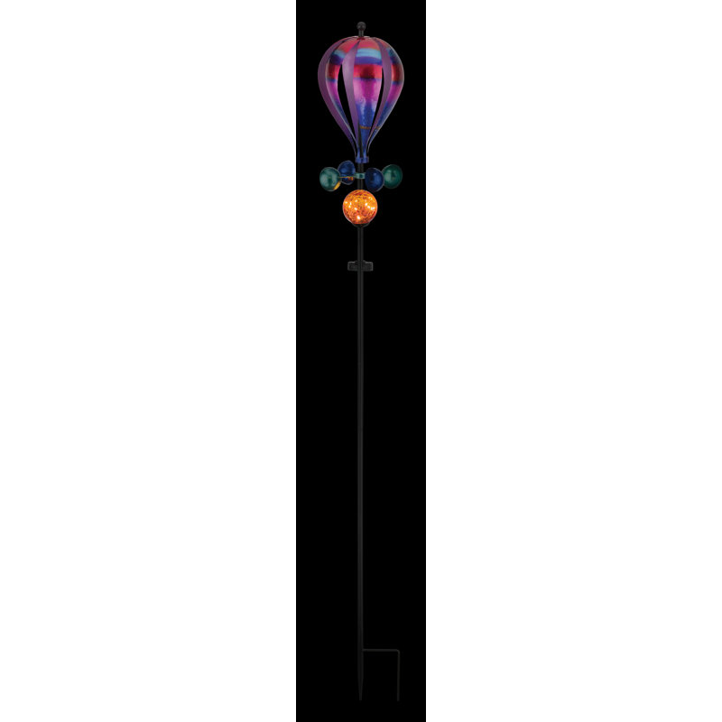 Balloon Solar Wind Spinner Stake