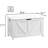 Storage Chest With White Color, Classic Design, Heavy - Duty Hinges, Versatile Use In Bedroom Retro Box Organizer, Storage, U Shaped Pull, Structure, Suitable For Entryway-981315874-981315884
