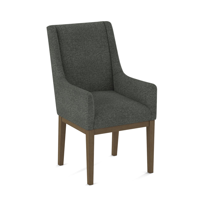 Upholstered Arm Chair, Rumor Dymond Dust, Weathered Gray