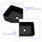 16"X12" Black Ceramic Rectangular Vessel Bathroom Sink-124471311
