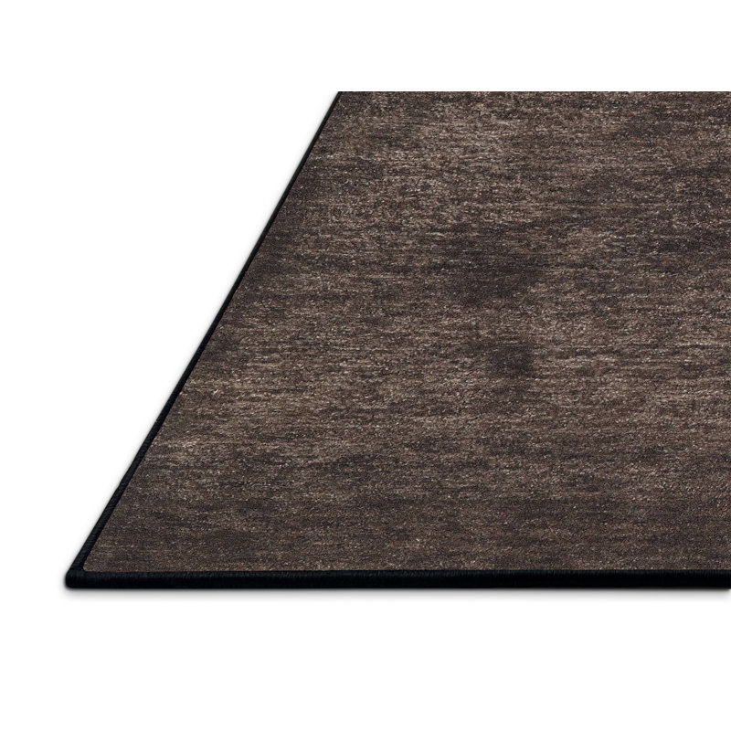 Tapis contemporain noir, Rectangle 8 pi x 12 pi