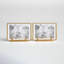 Cassidy Gold Metal Gilded Picture Frame - Set of 2