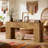 Rustic Side Table,Stylish Wooden Console Table