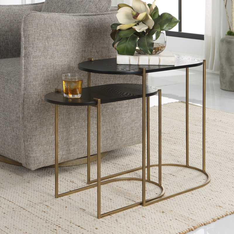 Solid Wood Top Nesting Tables