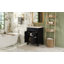 Meuble-lavabo 24 po avec lavabo en céramique, petite armoire de salle de bain, armoire moderne avec 2 tiroirs et tablette réglable-1881267201