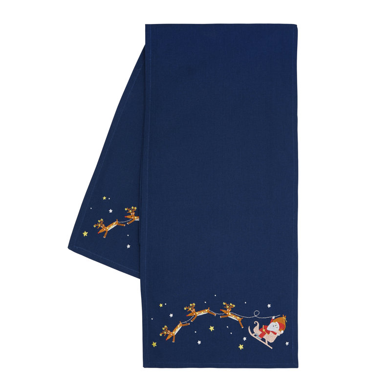 Santa's Christmas Wonderland 100% Cotton Runner