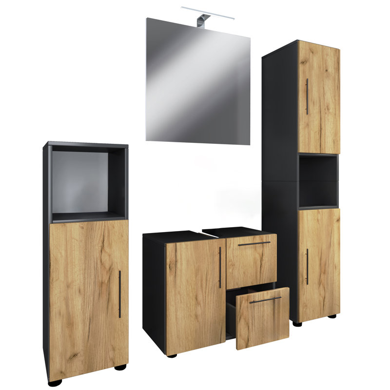 Rathe Bathroom Furniture Suite, Black