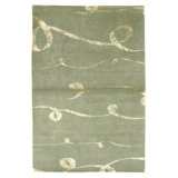 High-Quality Hand-Knotted Seafoam Area Rug