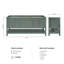 Base de meuble-lavabo double 72 po Pawley-121090333