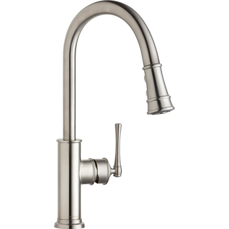 Explore Pull Down Single Handle Kitchen Faucet, Lustrous Steel