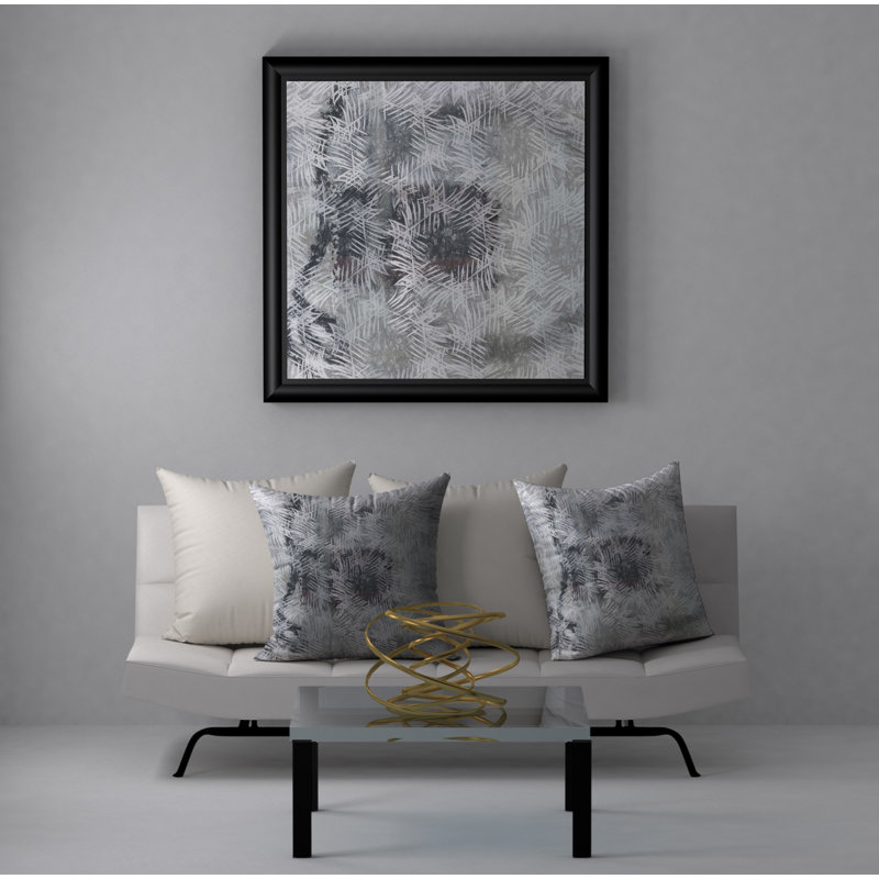 Abstract Reversible Throw Pillow, 20" x 20"