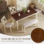 Ensemble de table de salle à manger 6 pièces en bois massif avec banc Farmhouse-130170095-130170092