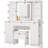 Kimrey Vanity Desk with Llight Sliding Mirror and 7 Drawers,  Makeup Vanity Table Set for Bedroom-435942611