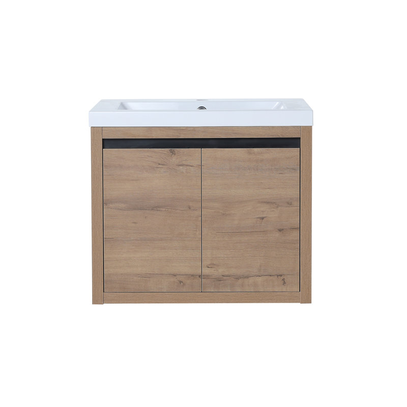 Bathroom Cabinet With Sink, Imitative Oak