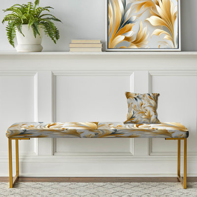 Banc rembourré Ikat