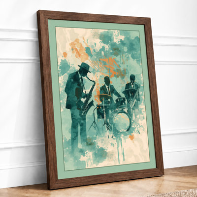 Jam Session Modern - Framed Print
