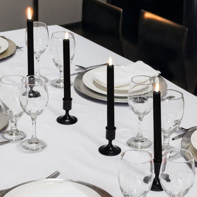 Unscented Flameless Taper Candle - 4 Count