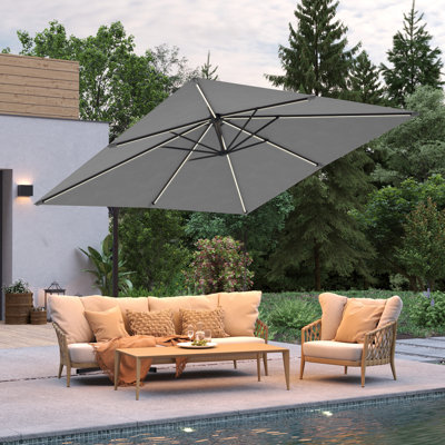 Parasol en porte-à-faux 98,4 po Dailan