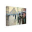« Paris Street on a Rainy Day » par Gustave Caillebotte, reproduction d’art sur toile tendue-508211592