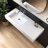 47'' Wall Mounted Bathroom Sink Solid Surface Bathroom Vessel Sink with Overflow