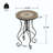 Round Ceramic Outdoor Side Table